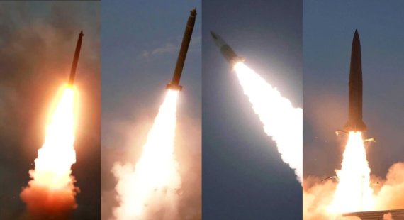 北 '국군의날'에 평양 순안서 탄도미사일 2발 발사(종합)