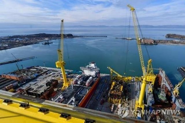 삼성重, 러시아에 LNG선 블록 건조 중단..러-우 전쟁 여파