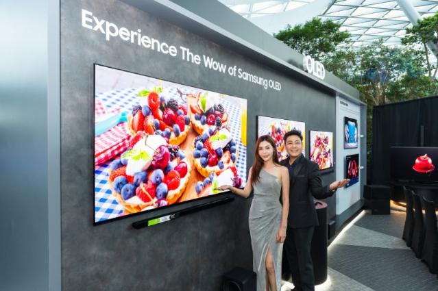 삼성전자, 싱가포르서 AI TV 바람몰이