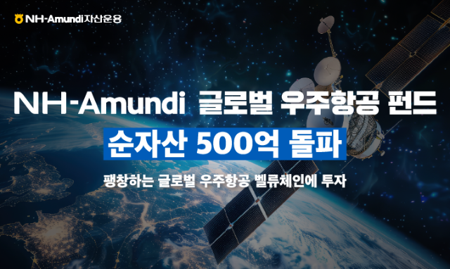 NH-Amundi운용, '글로벌 우주항공 펀드' 순자산 500억 돌파