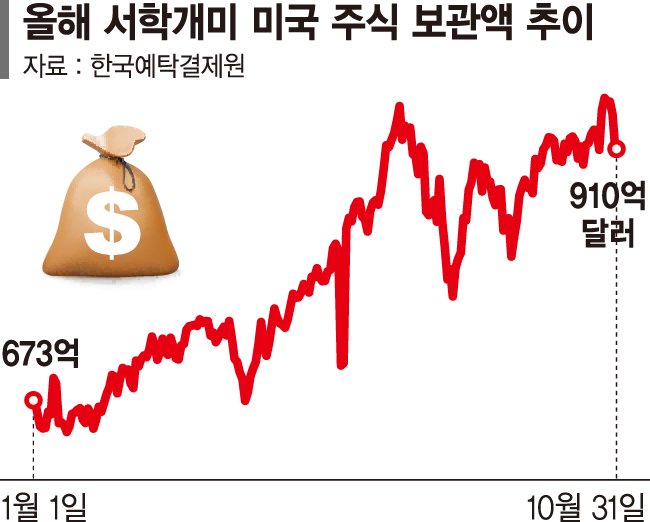 미국 주식 보관액 132조 사상 최고… 최애종목은 테슬라 | 뉴스 | 뉴스/시세 - 팍스넷 증권포털