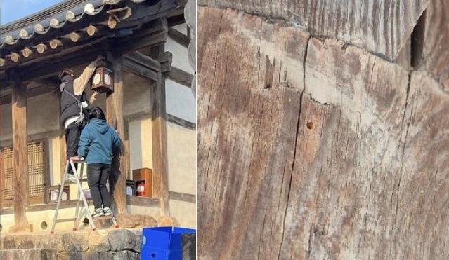 "수신료 부족으로 조연출 없고, 너무 바뻐"..'병산서원 못질' KBS, 황당한 변명