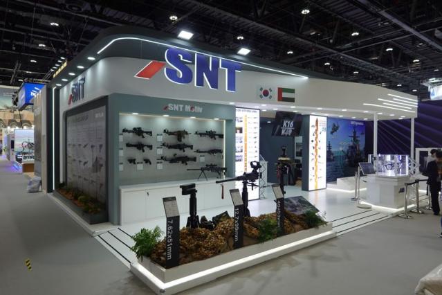 SNT모티브, 중동 방산시장 공략..최대 국제방산전시회 'IDEX 2025' 참가