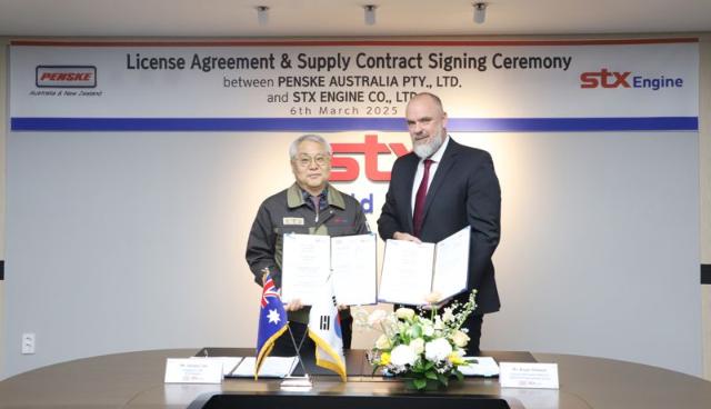 STX엔진, 호주 PENSKE사와 840억 엔진 공급계약