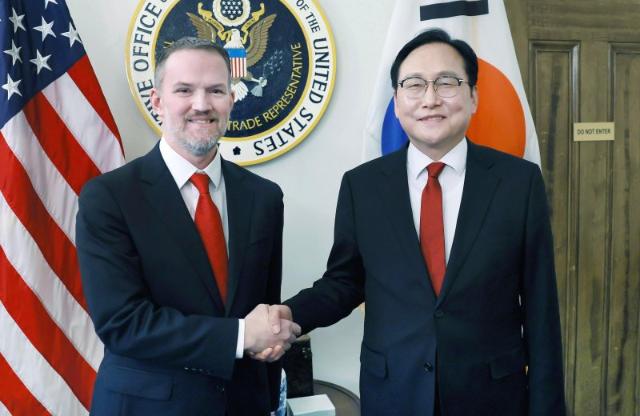 통상교섭본부장, USTR 대표 만나 '상호관세 면제'요청