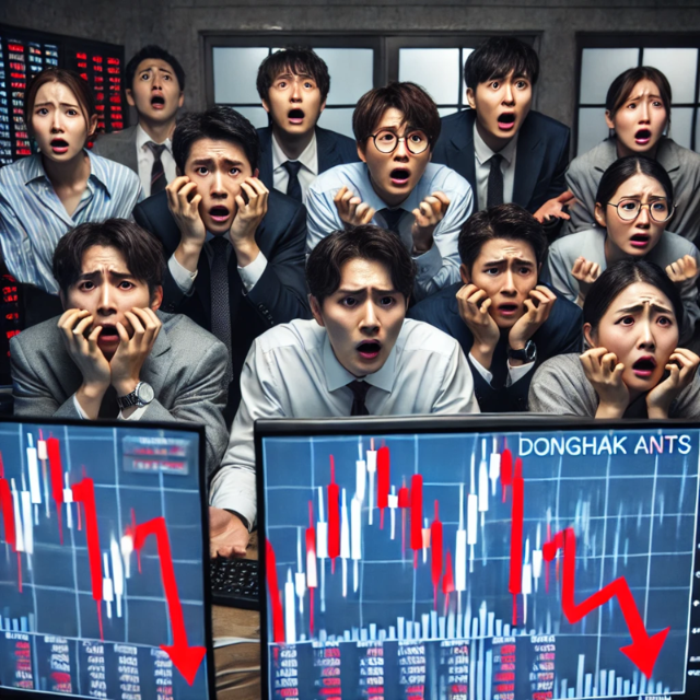 코스피, 외국인·동학개미 순매도..2610선 하락[fn마감시황]