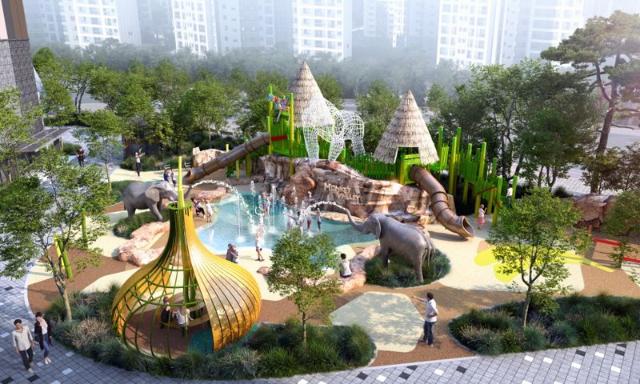 "부평 역세권에 에버랜드 같은 조경"...해링턴 스퀘어 산곡역