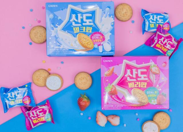 크라운산도, MZ 핫템 팝핑캔디 품고 '젊은 산도'로 탈바꿈