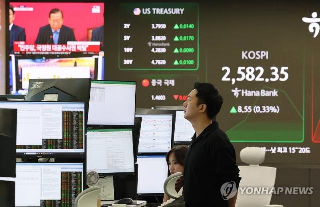 미중 관세 협상 기대감...외인·기관 순매수에 코스피 2590선 [fn오전시황]