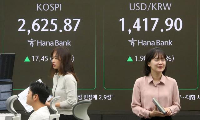 외국인·기관 매수세에 소폭 상승[fn오전시황]