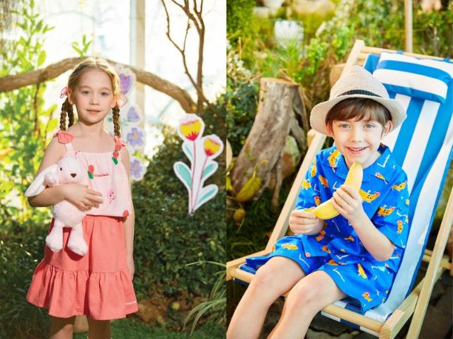 BYC 유아복 브랜드 '코코모메' 시어서커 소재로 시원한 신제품 출시