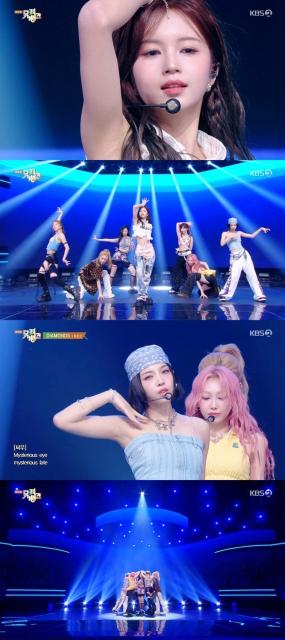 R.E.D, '뮤직뱅크'도 홀렸다…압도적 '다이아몬드' 퍼포먼스