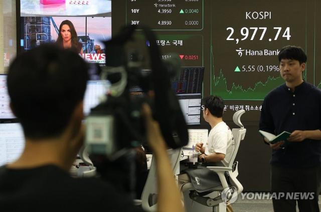 [속보] 코스피, 0.29% 오른 2986.52 출발...코스닥 786.63