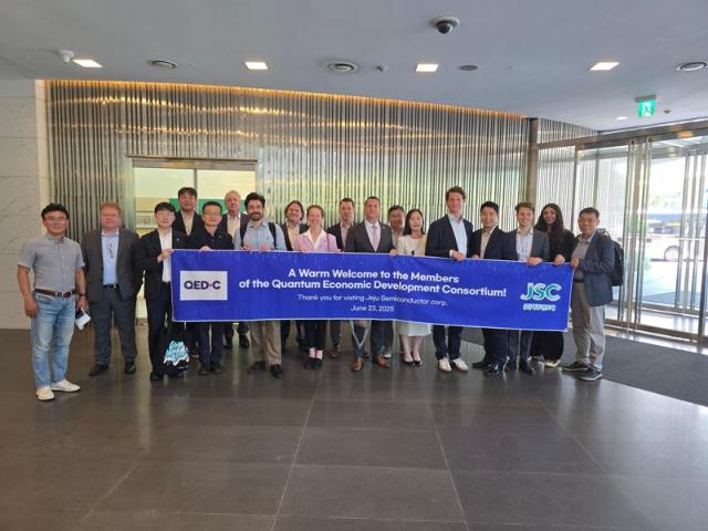 美QED-C 대표단, 제주반도체 판교사무실 방문