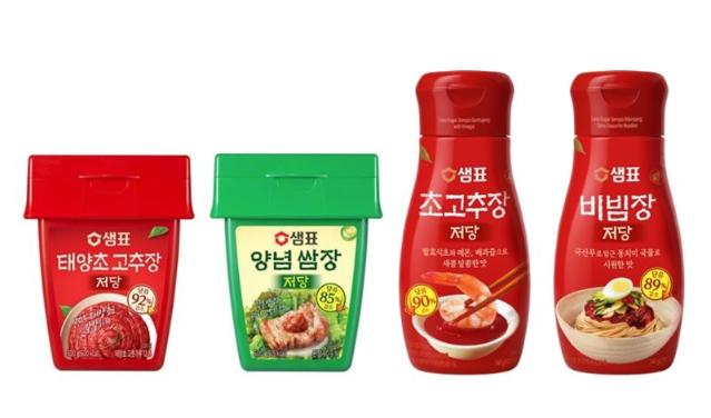 샘표, 설탕 줄인 고추장 쌈장 등 장류 4종 출시