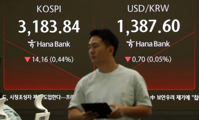"반도체·의약품 관세 리스크에..." 코스피, 3190선 약보합 [fn오후시황]