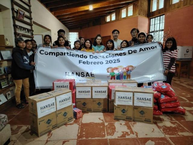 한세실업, 과테말라 아동보호시설에 생필품 지원