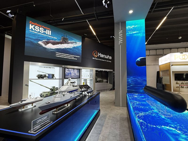 한화 '오르카 프로젝트' 정조준... MSPO서 '장보고' 전면 배치