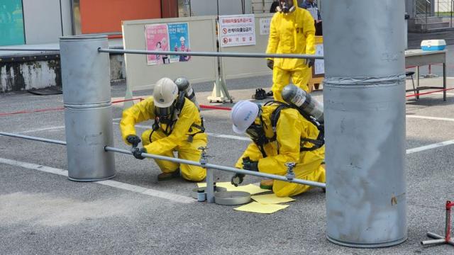 제일약품 용인 백암공장, 재난 대응 종합훈련 실시