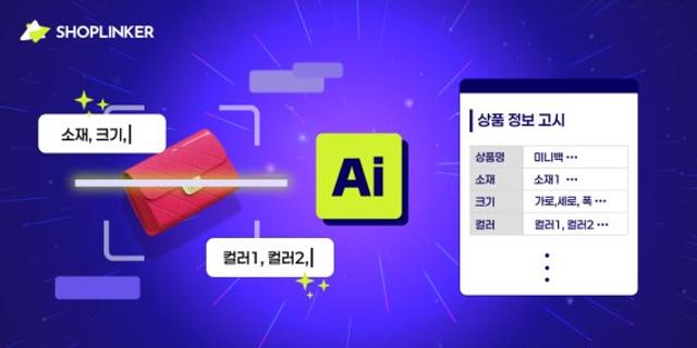 샵링커, AI 기반 ‘상품등록 자동생성’ 기능 오픈…셀러 업무 효율 ‘UP’