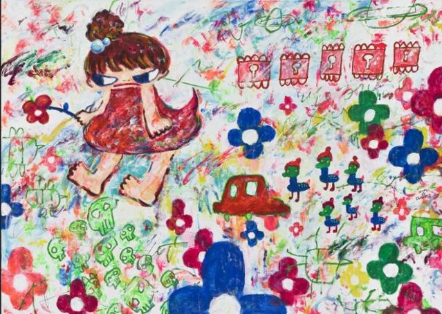 손끝으로 쓱쓱… 어린아이 낙서 같기도 [이현희의 '아트톡']