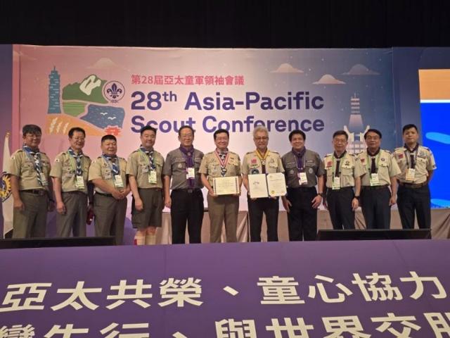 이찬희 스카우트연맹 총재, 대만 스카우트연맹에서 최고 훈장 수상