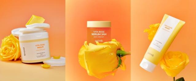 애경산업 포인트앤, 단계별 클렌저 '비타 로즈 라인' 출시