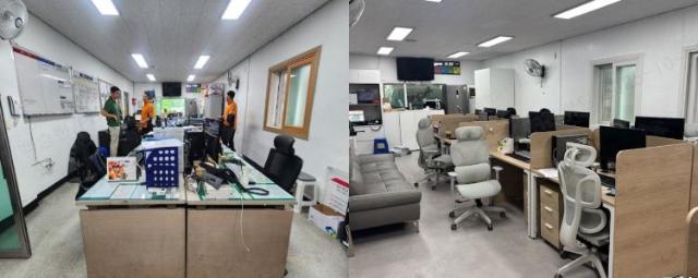 한샘, 부산 소방서 리모델링으로 쾌적한 환경 선물