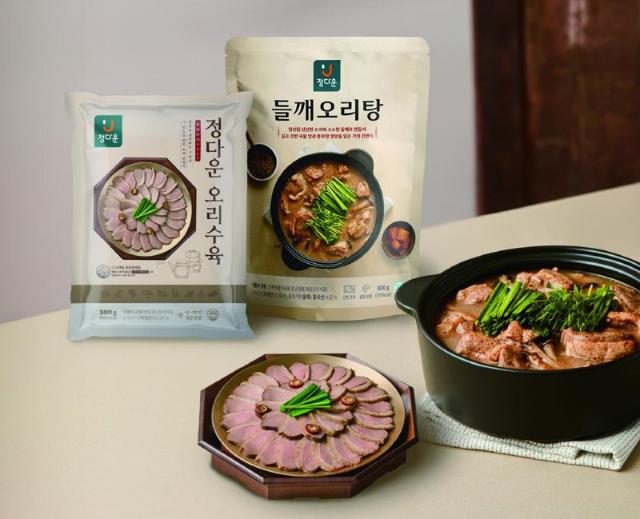 정다운, 집에서 간단하게 몸보신..오리수육과 오리탕 간편식 출시