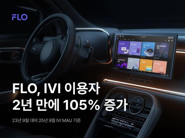 플로 차량용 인포테인먼트 이용자 2년 만에 105%↑