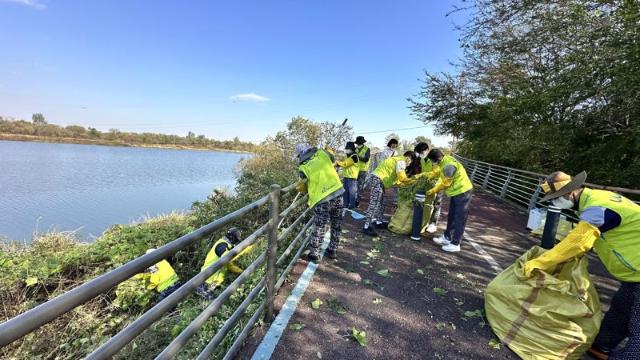 KGM '네바퀴동행' 봉사단, 평택서 생태계 보전·하천 정화 활동