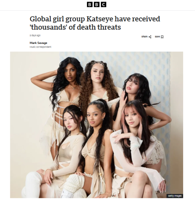 “1000명이 보낸 살해 협박”…하이브 글로벌 걸그룹 캣츠아이의 고백