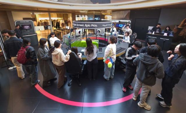 삼성전자, '오디세이 게임 스테이션' 팝업 체험존 운영