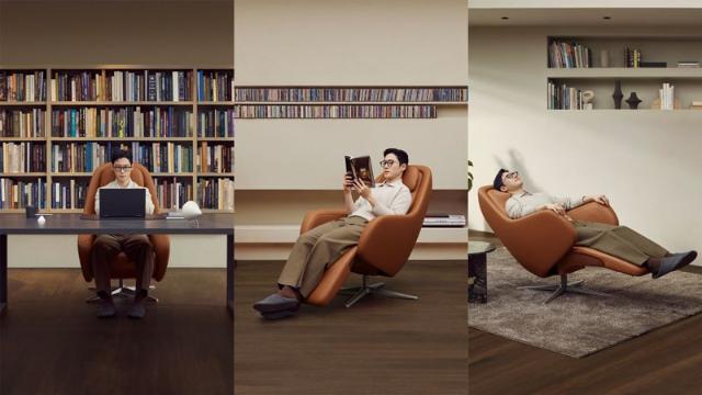 코웨이 '비렉스' 곡선형 침대·안마의자 "휴식·품격 더해"