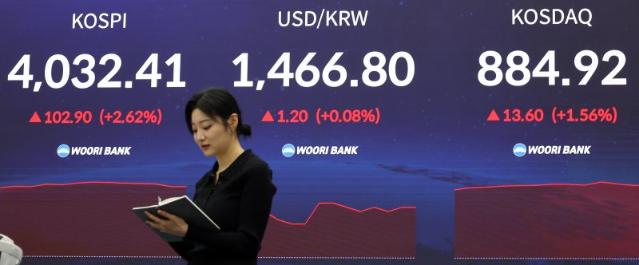 코스피, 상승폭 키워 4050선 돌파...3.08%↑[fn오후시황]