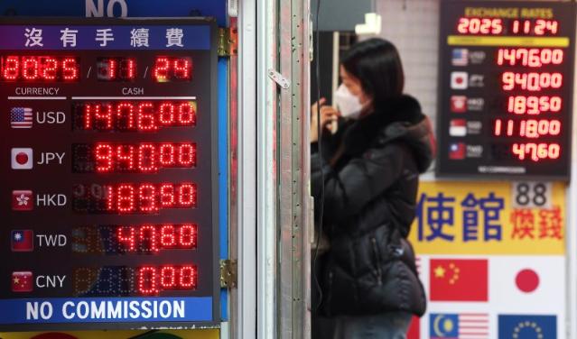 원·달러 환율 종가, 1.5원 오른 1477.1원… 7개월 만에 최고치