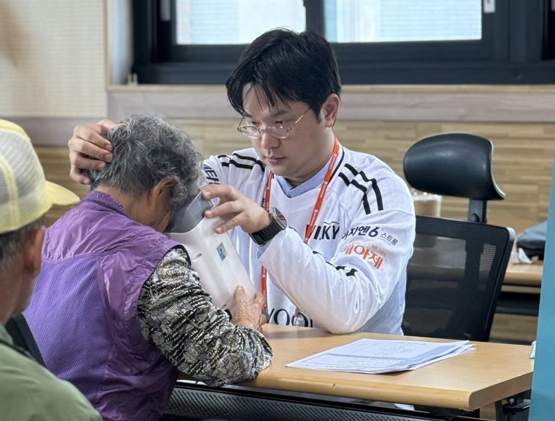 대웅제약, 강원 홍천군서 현장 의료 지원...디지털 헬스케어로 건강 격차 해소