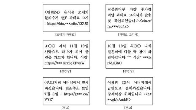 "저희 아버님께서 별세하셨습니다" 부고 문자 눌렀더니...120억 탈취