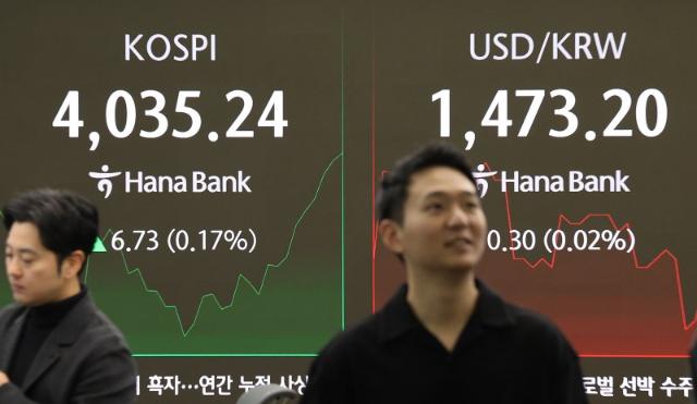 코스피, 기관·외인 순매수에 4060선 상승 [fn오전시황]