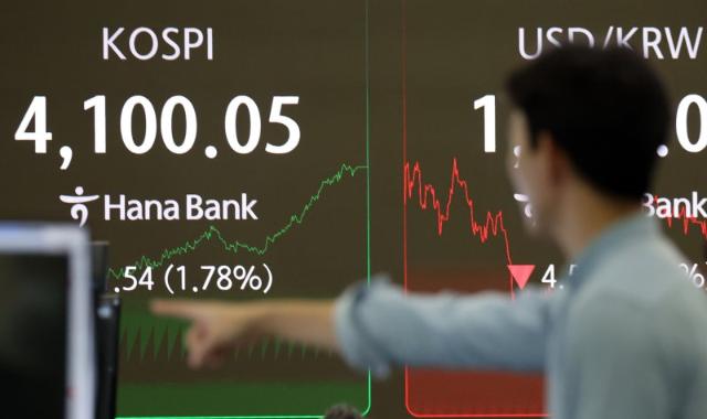 코스피, 4100선 탈환하며 거래 종료…기관·외인 2조원 순매수 [fn마감시황]