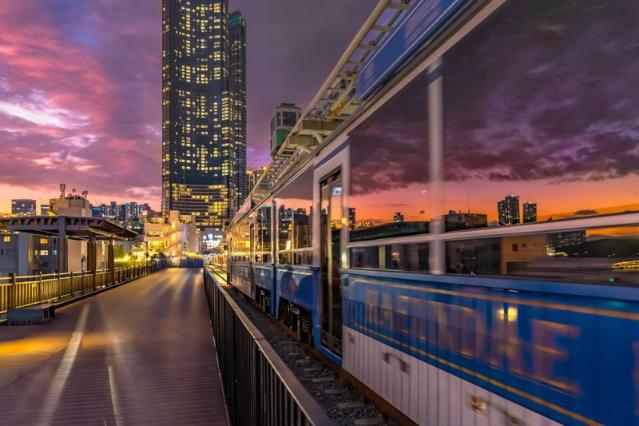 "해운대 해변열차, 스카이캡슐 배경으로 추억 담았어요"