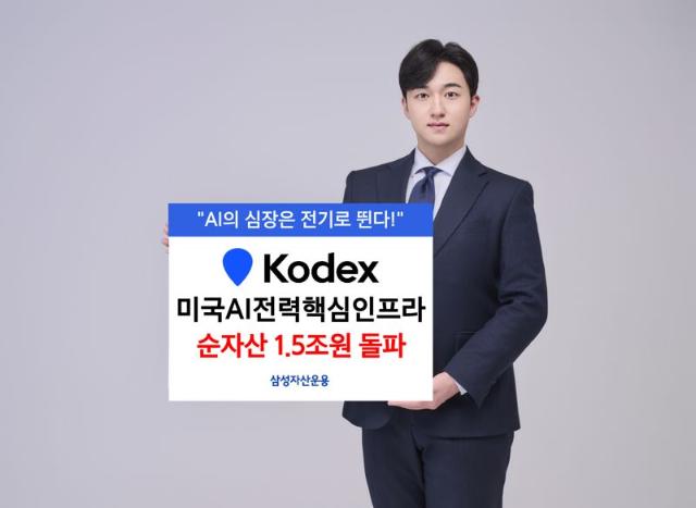 삼성운용, 'KODEX 미국AI전력핵심인프라' 순자산 1.5조 돌파