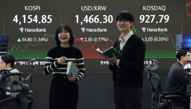 코스피, 외국인 매수세에 상승마감...1.34%↑[fn마감시황]