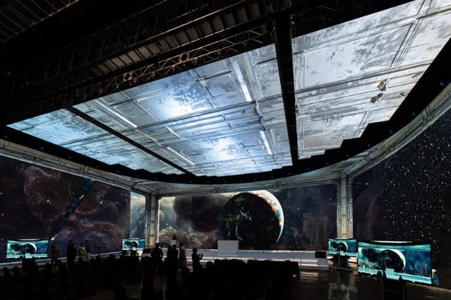 "660대 TV 합친 국내 최대 스크린"...LG전자, 버추얼 스튜디오에 LED 공급