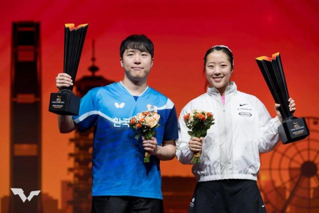 "이럴 수가 있나" 中 탁구 치욕의 날, 한국이 중국을 3-0으로 압살하다니... 신유빈-임종훈 WTI 혼복 우승