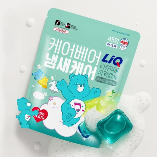 애경산업, 케어베어 협업…리큐 에메랄드 블루밍향 출시