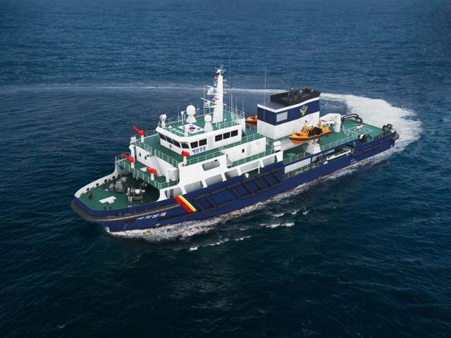 HJ중공업, 국내 첫 1900t급 다목적 화학방제함 수주