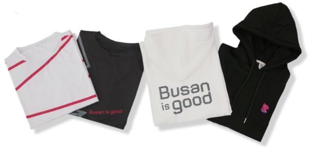 세정이 만든 티셔츠에 'Busan is good' 쏙