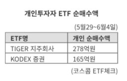 李정부 기대감에 탄 개미...지주·증권 ETF 불꽃 매수