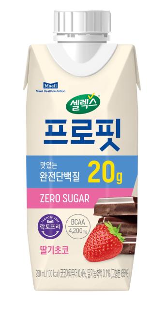 단백질 음료 ‘셀렉스 프로핏 딸기초코’, 무신사 판매 1위 달성